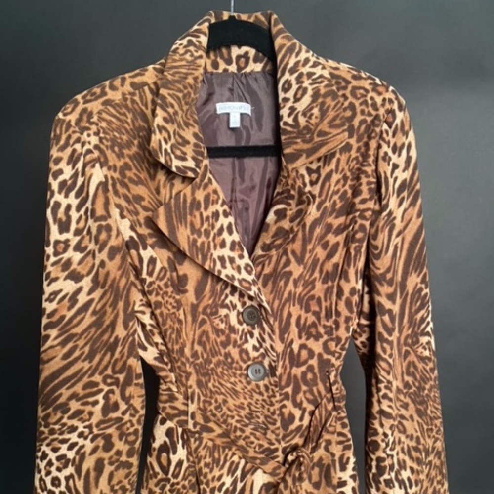 Women's Leopard Blazer